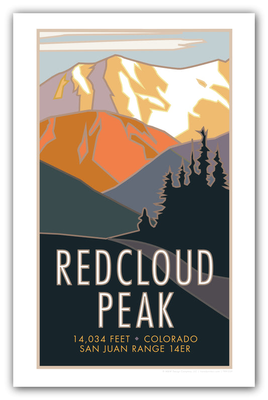 Red Cloud Peak, Colorado - Colorado 14er - Poster