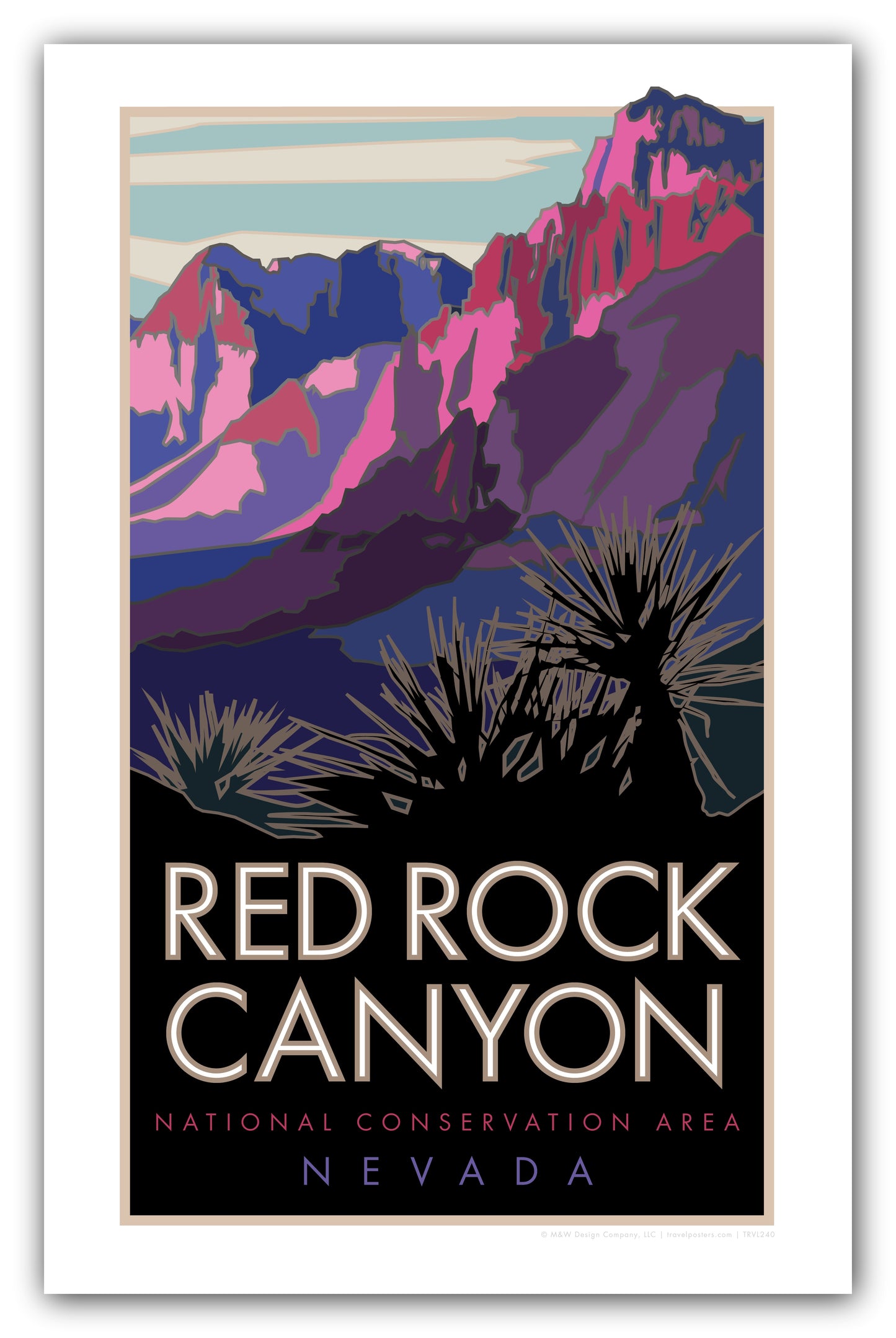 Red Rock Canyon, Nevada - Poster