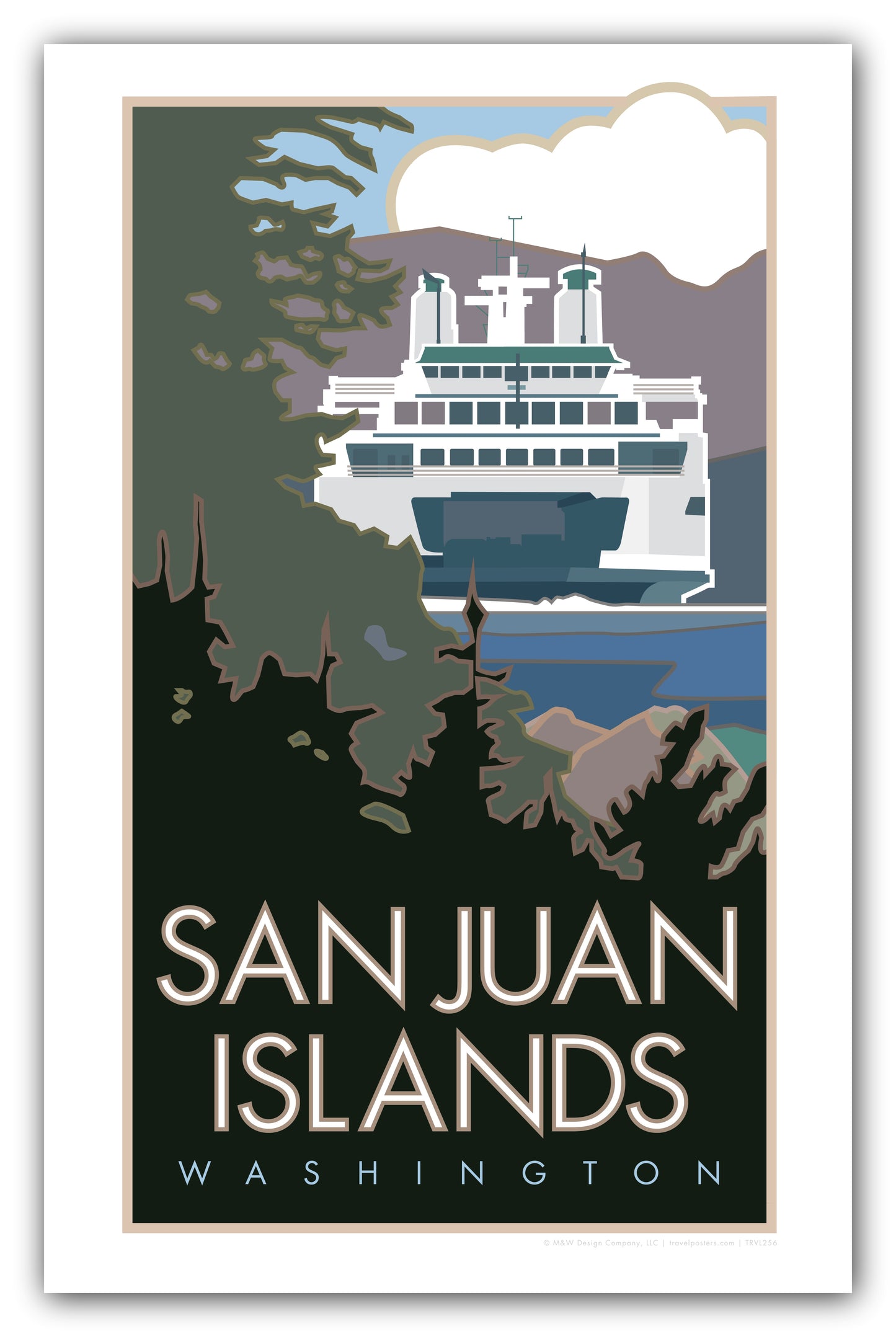 San Juan Islands, Washington Poster