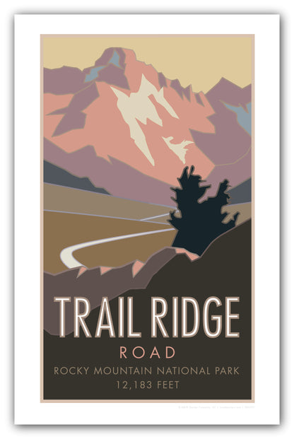 Trail Ridge Road 2 (Rocky Mountain National Park), Colorado - Poster