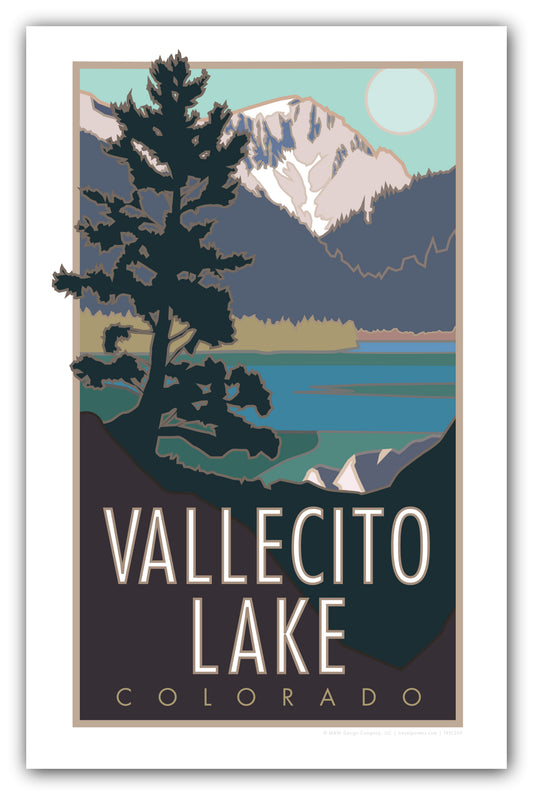 Vallecito Lake, Colorado - Poster