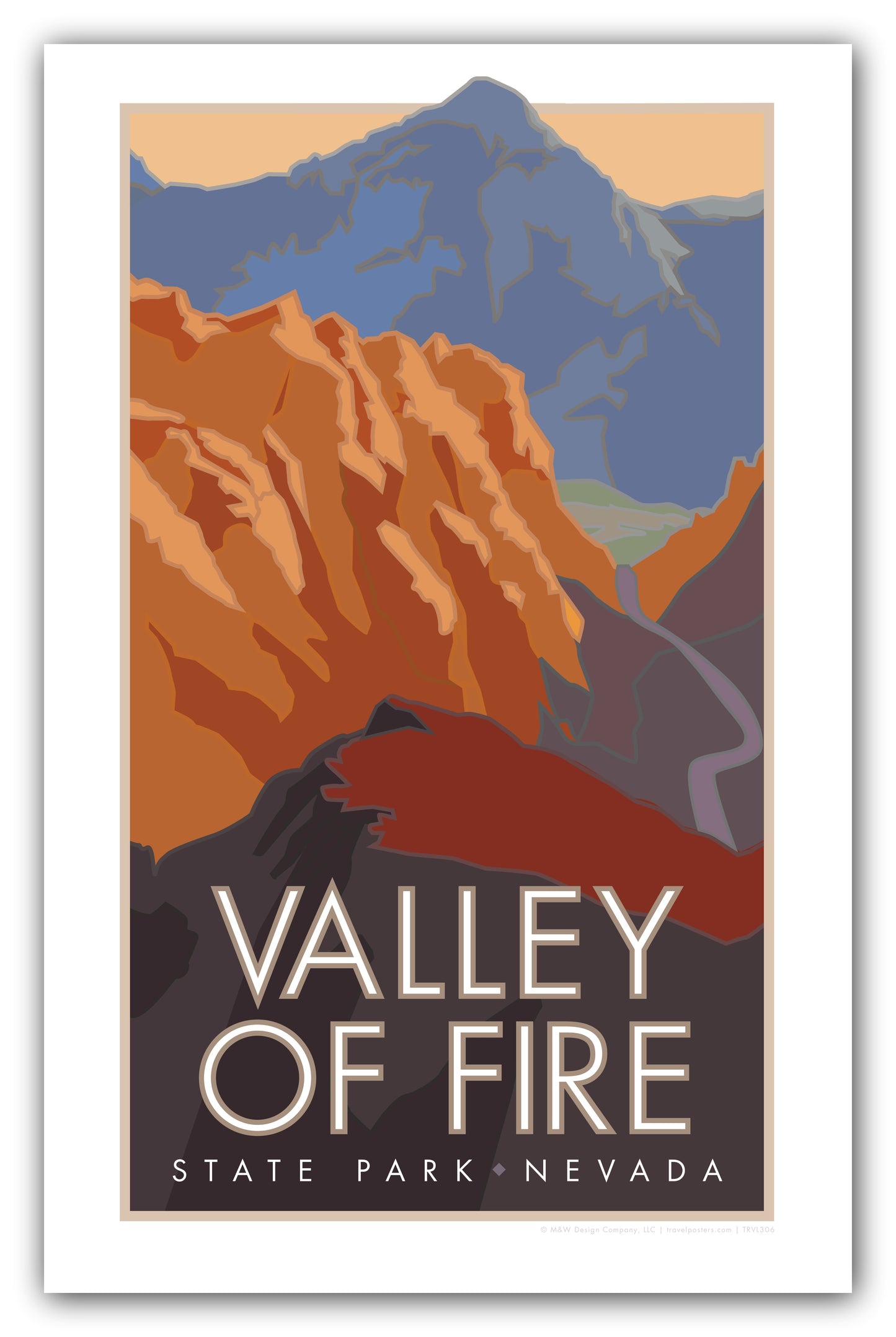 Valley of Fire, Nevada - Poster