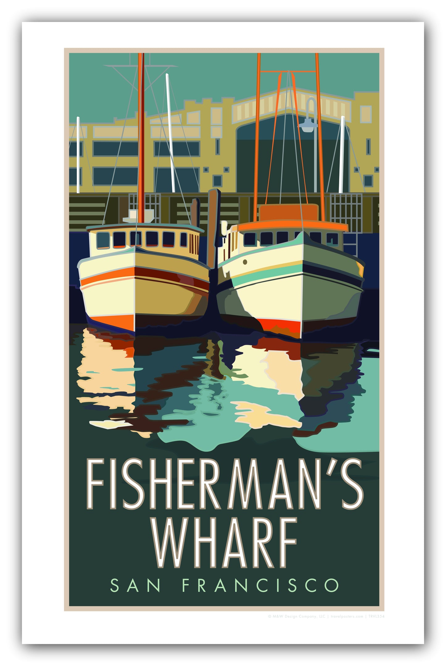 Fishermans Wharf - Poster