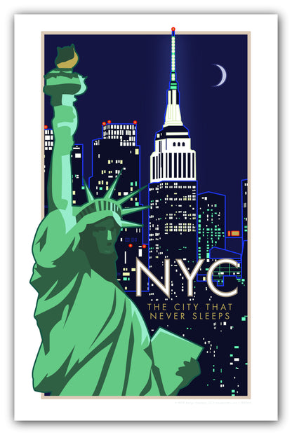 Nyc Skyline - Poster