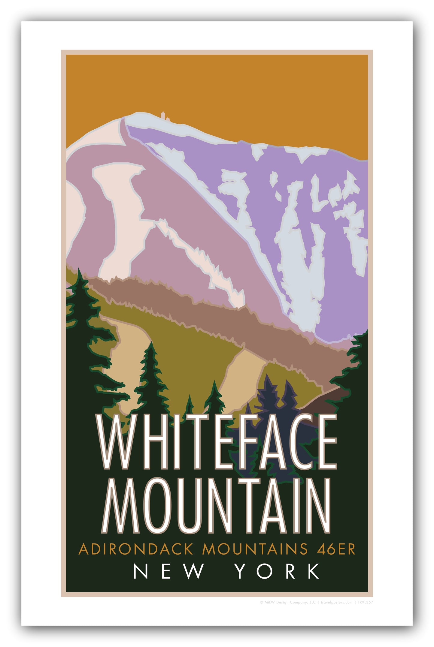 White Face Mountain - Poster