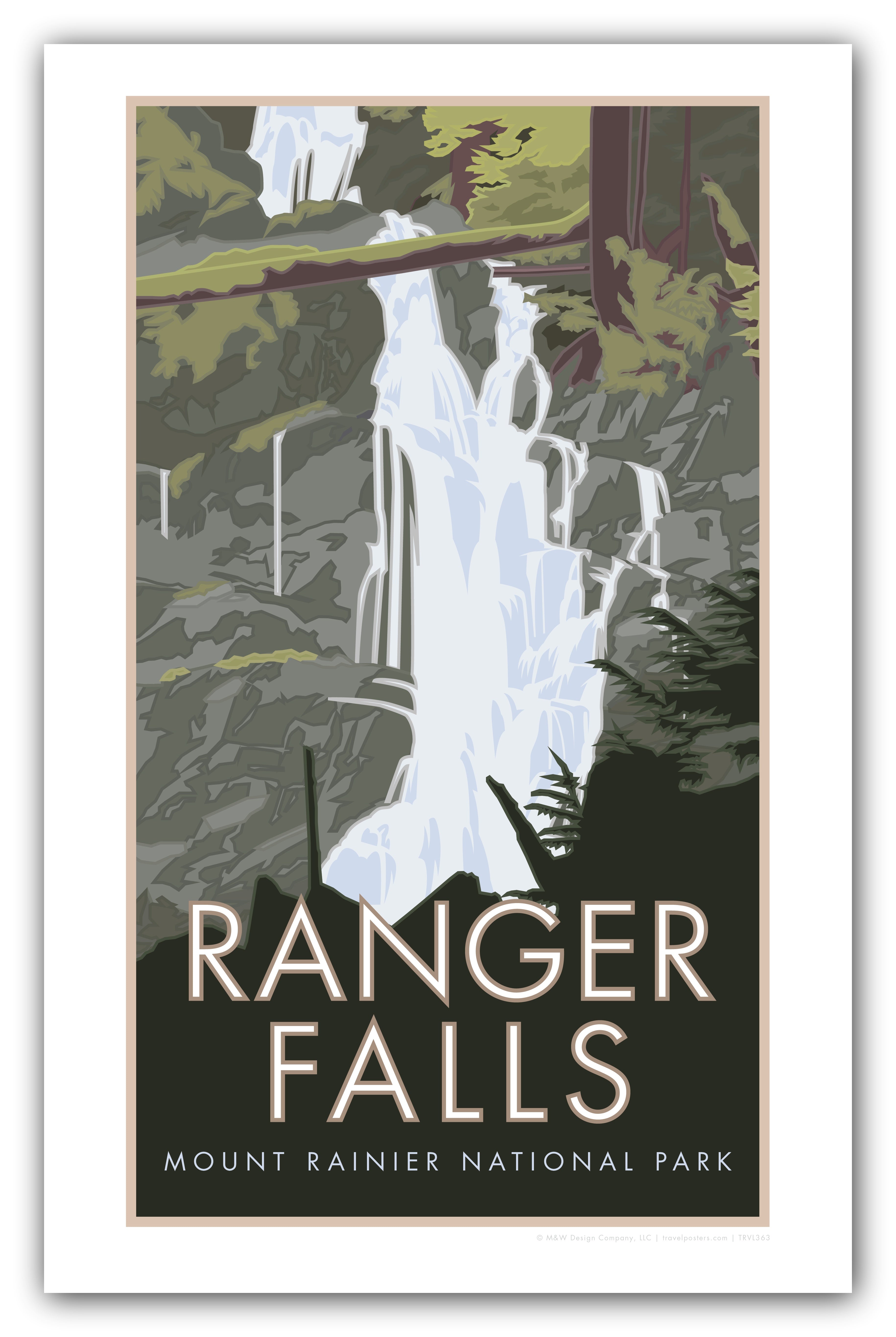Ranger Falls - Poster – Travel Posters