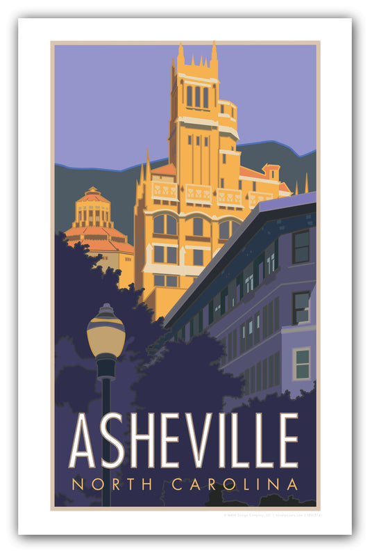 Downtown Ashville - Poster