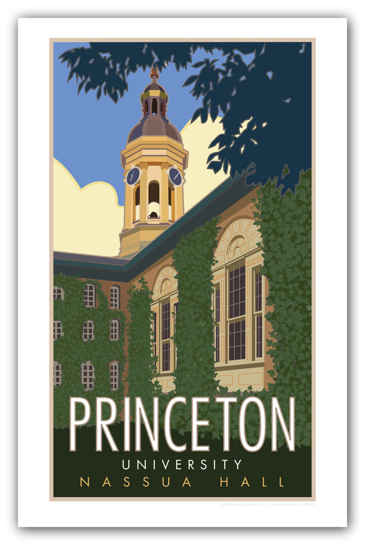 Princeton Nassua Hall - Poster