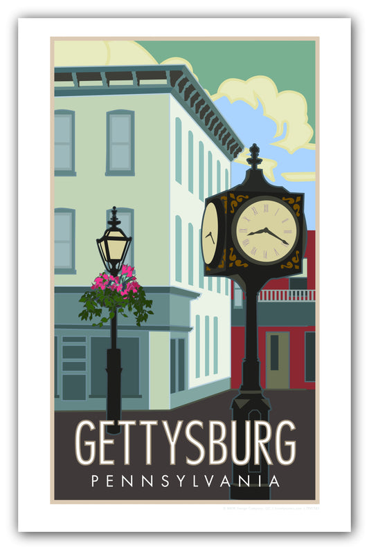 Downtown Gettysburg- Poster