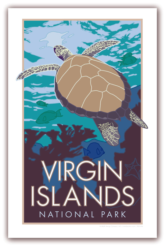 US Virgin Islands National Park - Poster