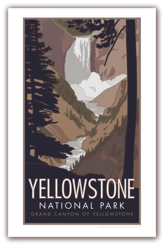 Yellowstone Grand Canyon - Poster