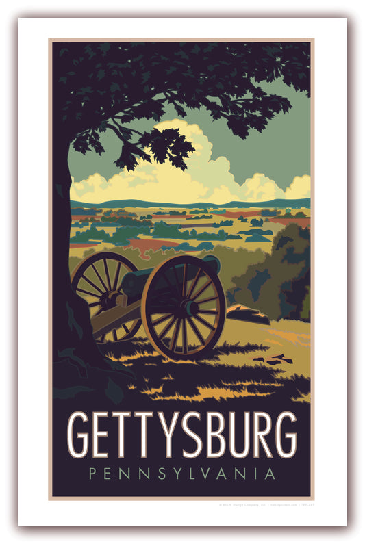 Gettysburg Battlefield - Poster