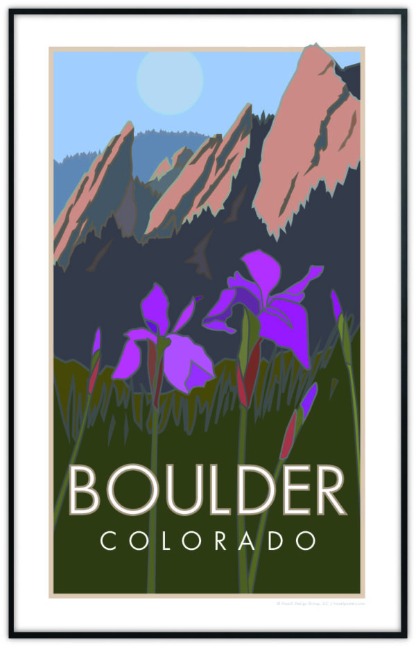 Boulder Iris poster