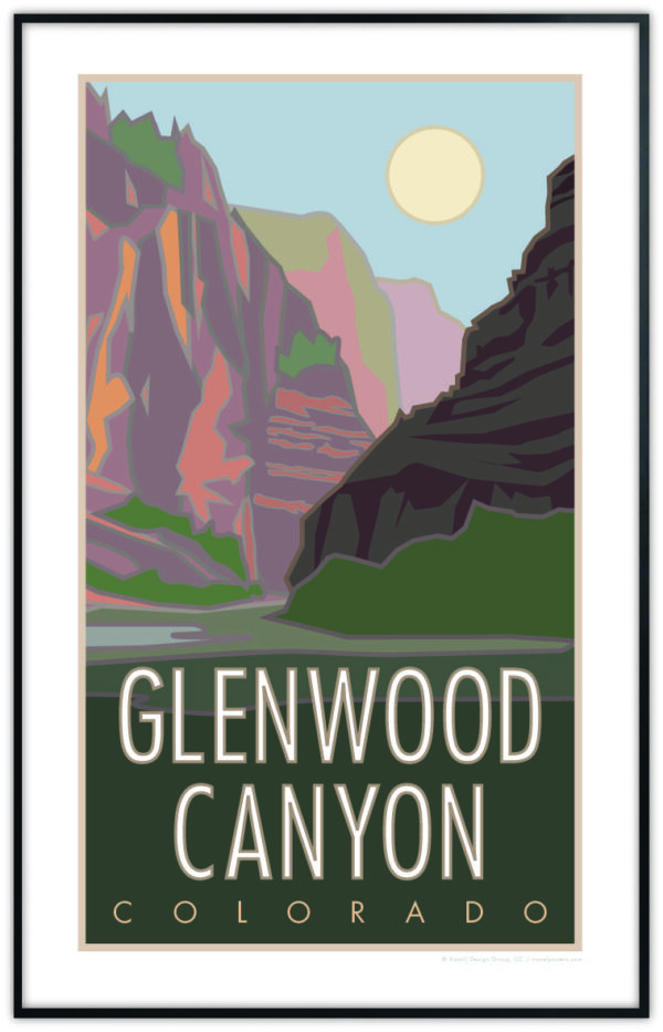 Glenwood Canyon, Colorado - Poster - Travel Posters