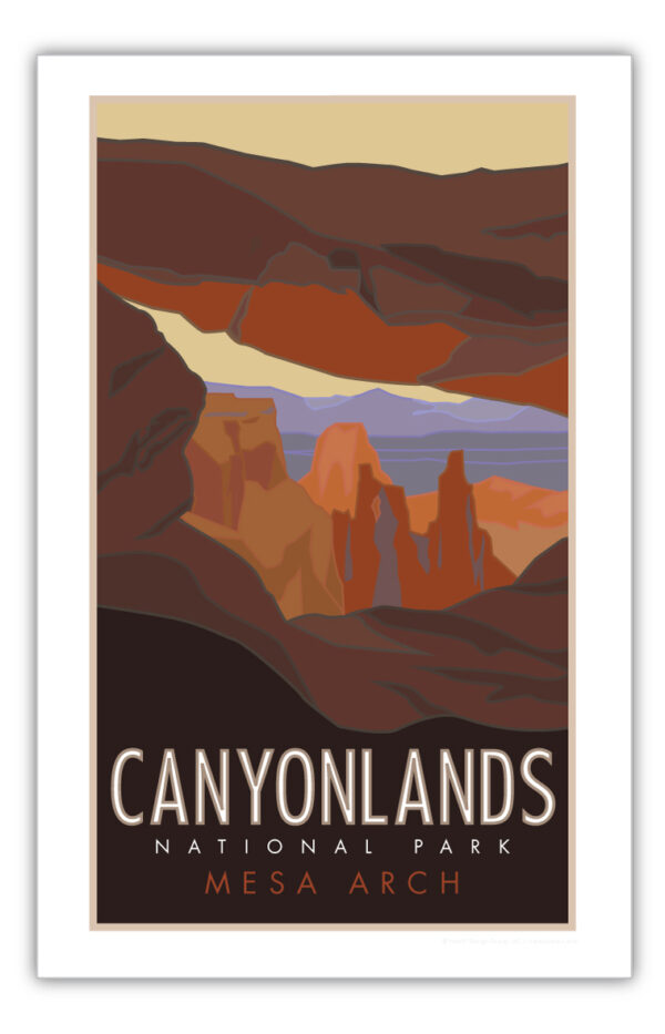 Canyonlands National Park, Utah - Mesa Arch - Poster - Travel Posters